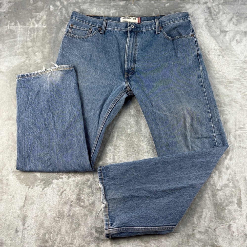 Levi's Jeans Mens 40x30 505 Straight Fit Blue Medium Wash EUC